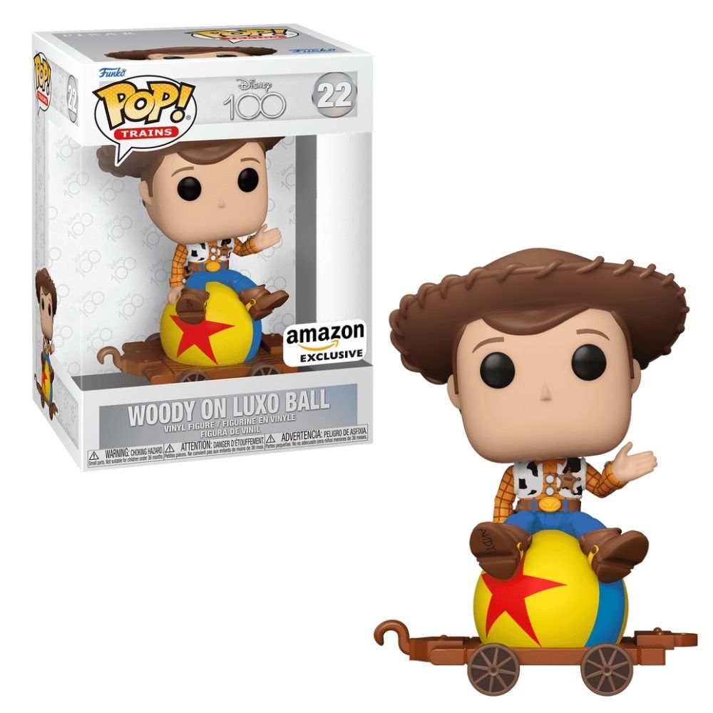 Boneco Funko Pop! Disney 100 anos - Woody na Bola de Luxo