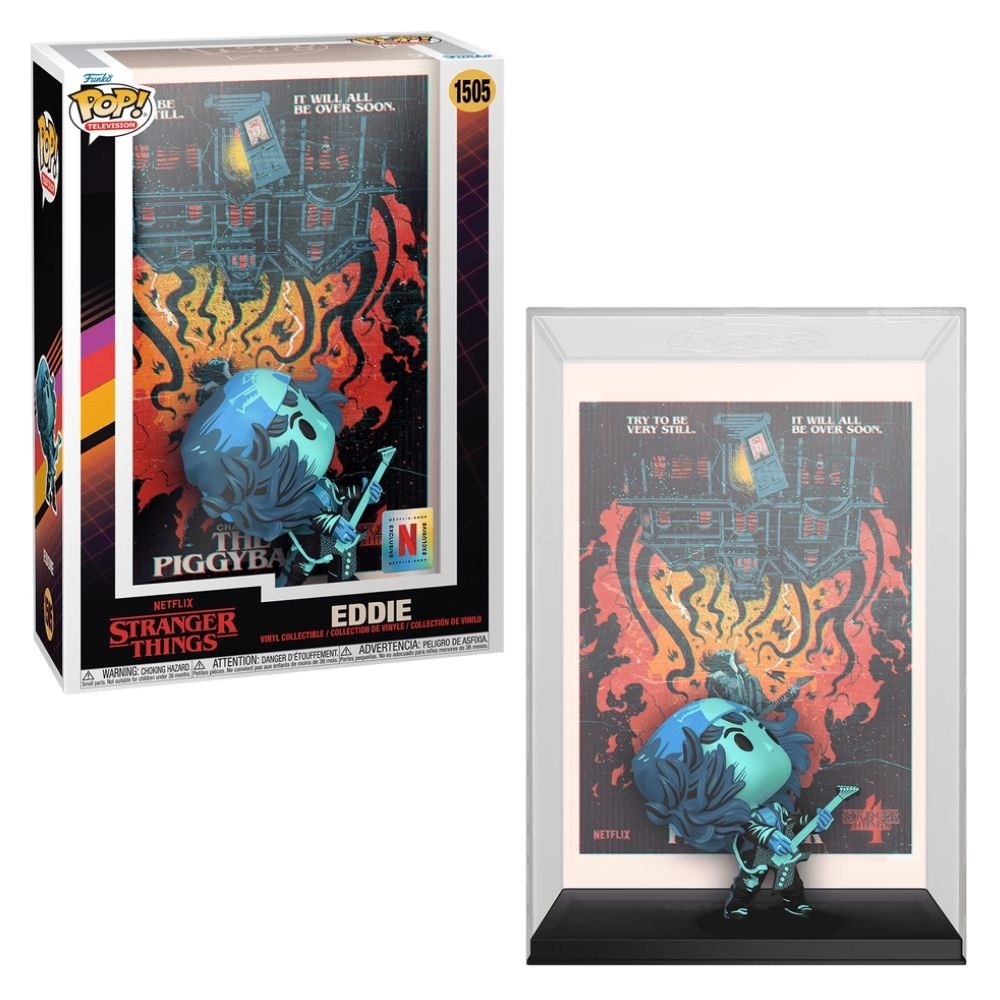 Boneco Funko Pop! Comic Cover - Stranger Things - Eddie