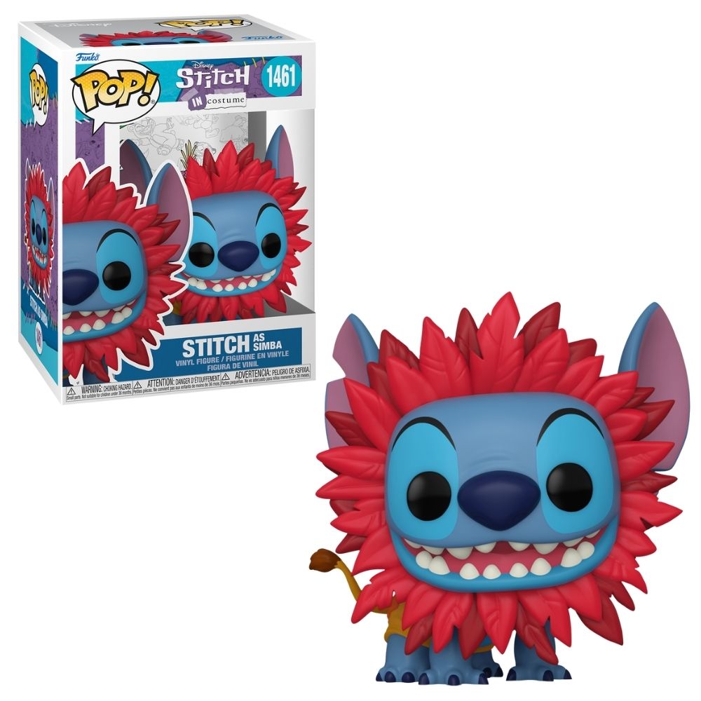 Boneco Funko Pop! Disney - Stitch com Fantasia - Simba