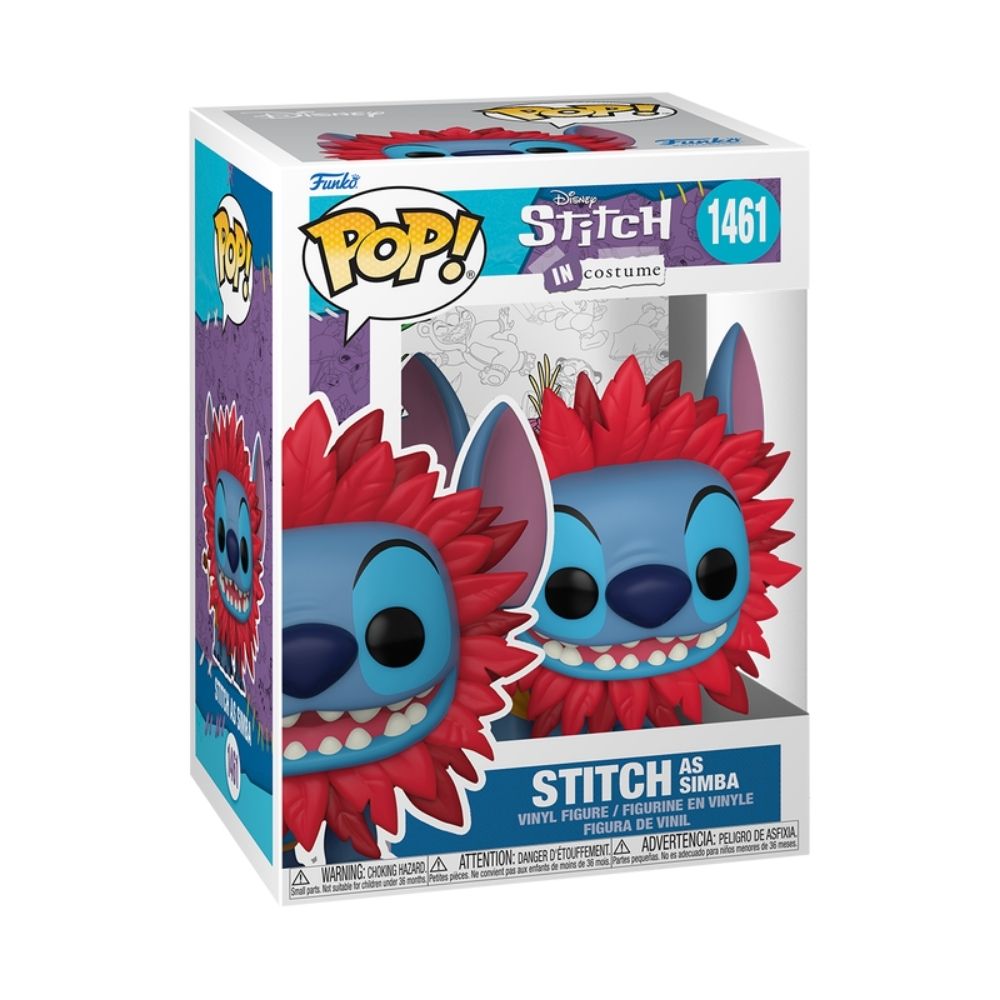 Boneco Funko Pop! Disney - Stitch com Fantasia - Simba - Imagem 2