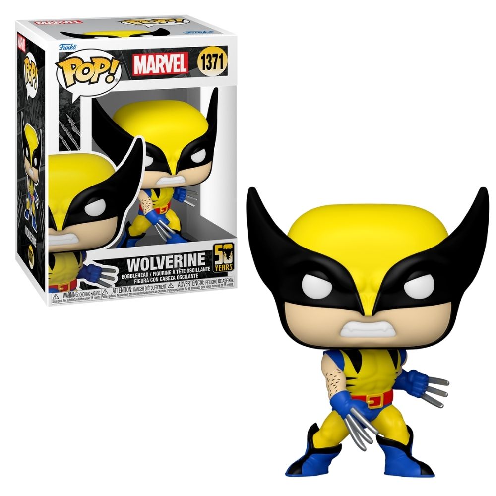 Boneco Funko Pop! Marvel Wolverine 50 Anos - Wolverine (Traje Clássico)