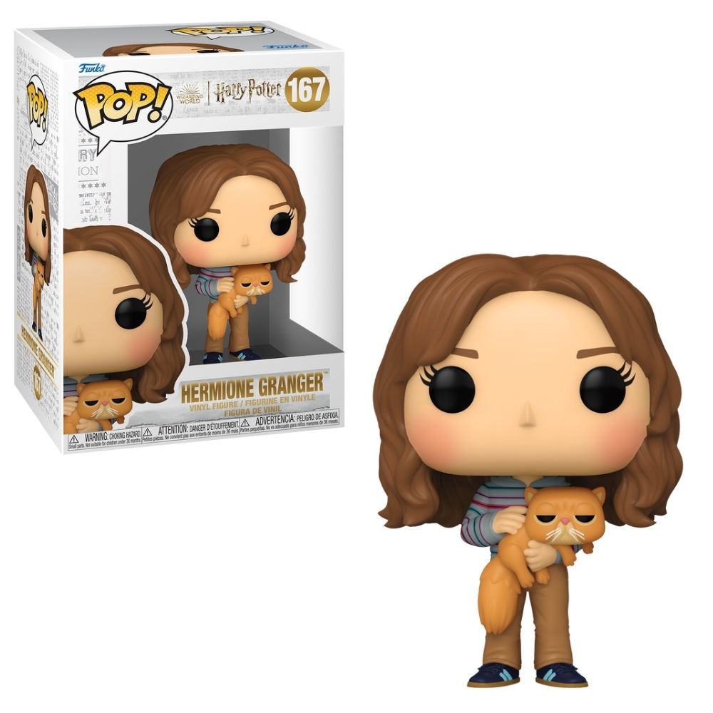 Boneco Funko Pop! Harry Potter - Hermione com Bichento