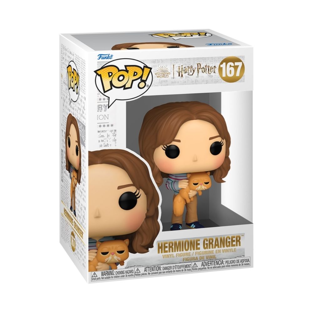 Boneco Funko Pop! Harry Potter - Hermione com Bichento - Imagem 3