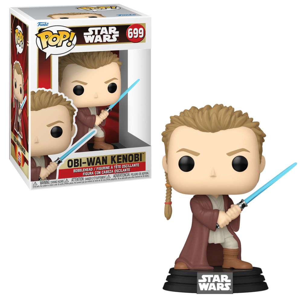 Boneco Funko Pop! Star Wars A Ameaça Fantasma - Obi-Wan Kenobi (Padawan)