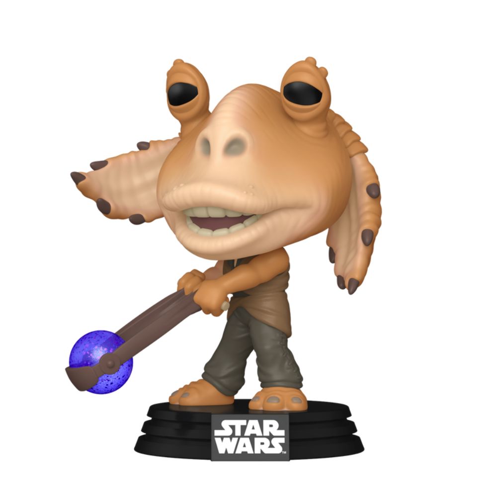 Boneco Funko Pop! Star Wars A Ameaça Fantasma - Jar Jar Binks com Booma Balls - Imagem 2