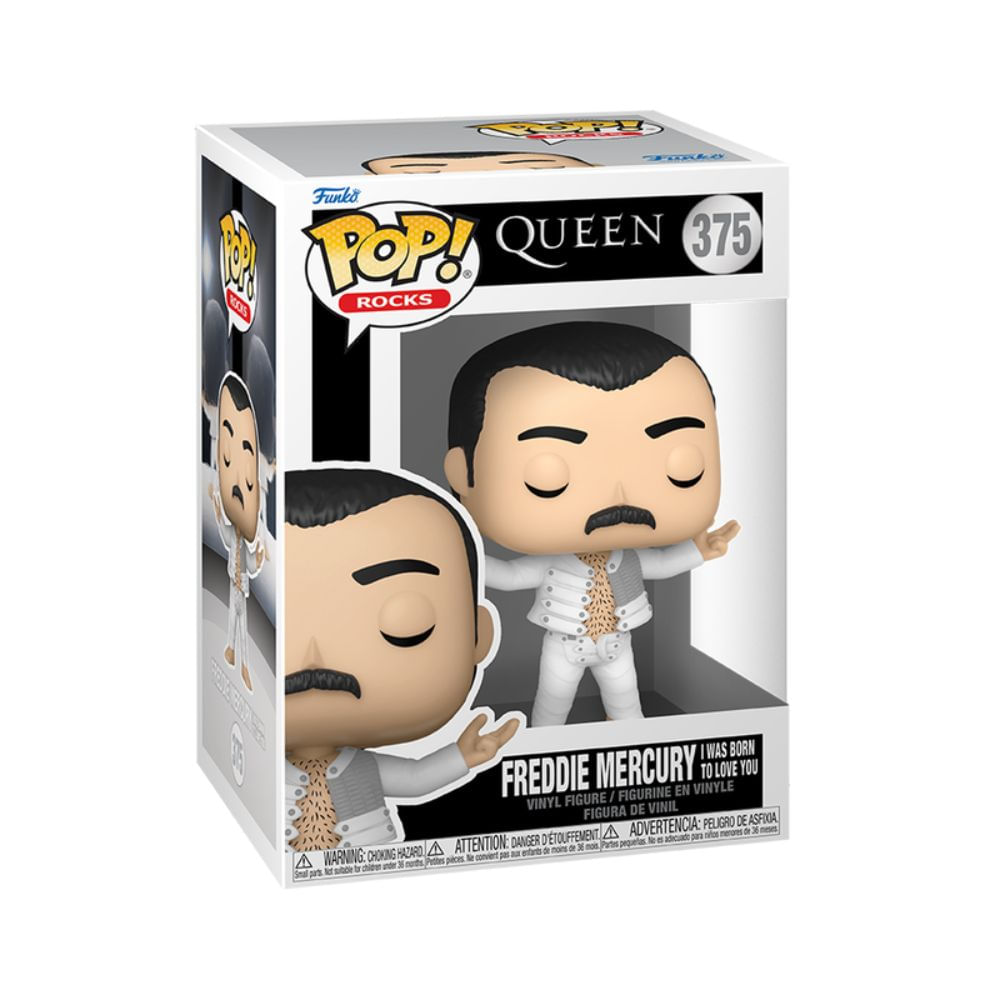 Boneco Funko Pop! Rocks - Freddie Mercury - I Was Born to Love You - Imagem 3