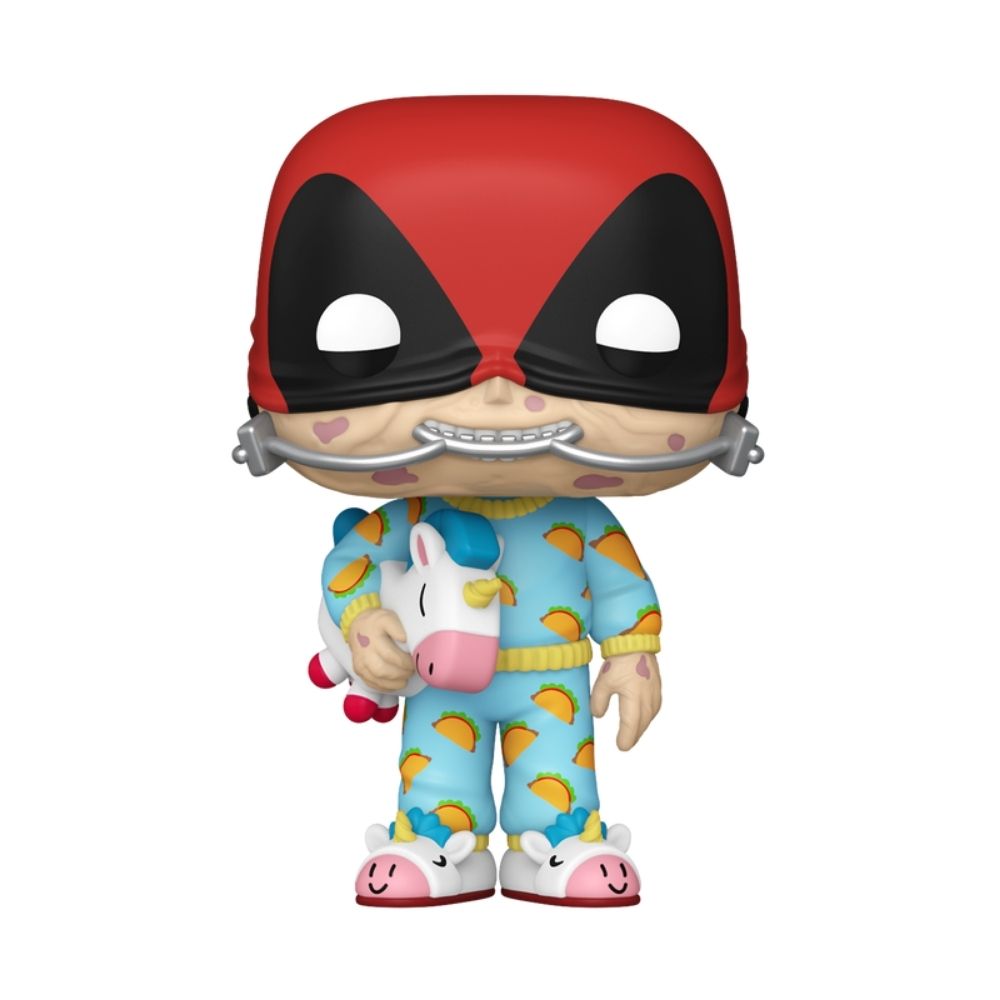 Boneco Funko Pop! Marvel Deadpool de Pijama - Imagem 2