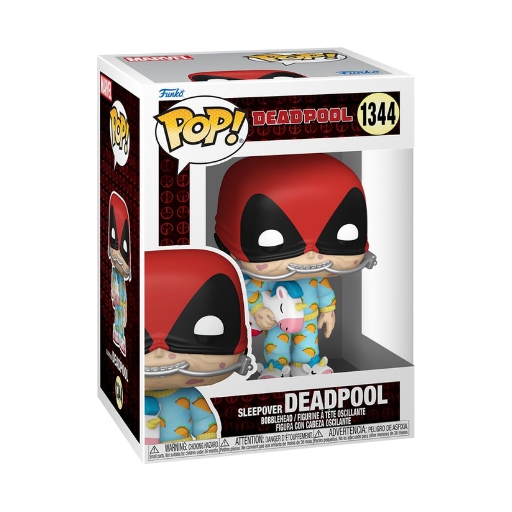 Boneco Funko Pop! Marvel Deadpool de Pijama - Imagem 3