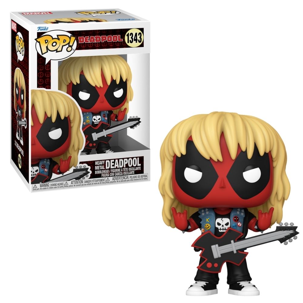Boneco Funko Pop! Marvel Deadpool Heavy Metal