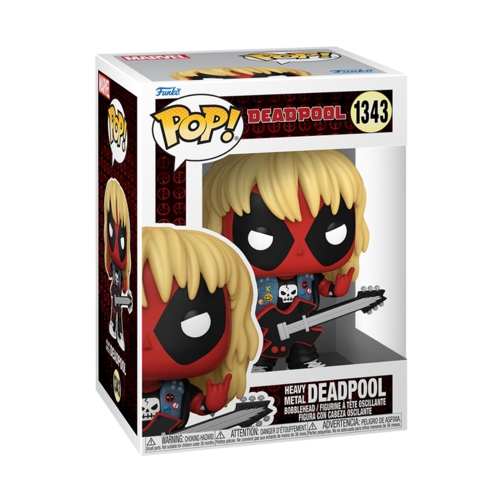 Boneco Funko Pop! Marvel Deadpool Heavy Metal - Imagem 3
