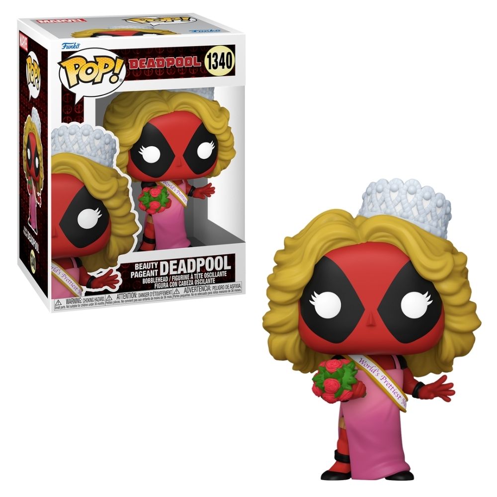 Boneco Funko Pop! Marvel Deadpool Concurso de Beleza