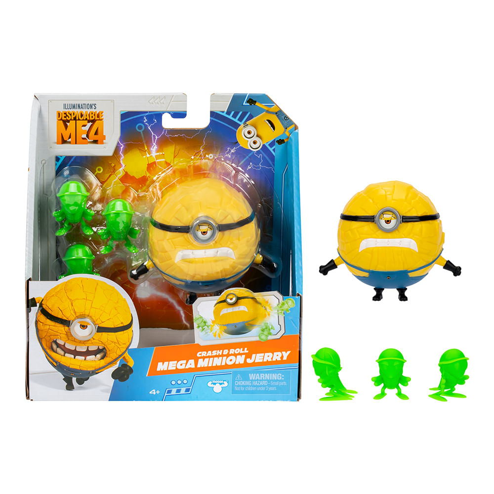 Boneco Colecionável 10cm Meu Malvado Favorito 4 - Mega Minion Jerry - Imagem 4