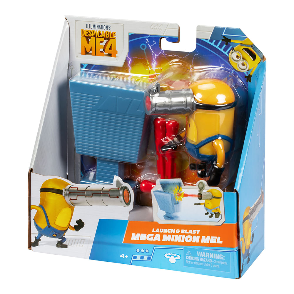 Boneco Colecionável 10cm Meu Malvado Favorito 4 - Mega Minion Mel - Imagem 4