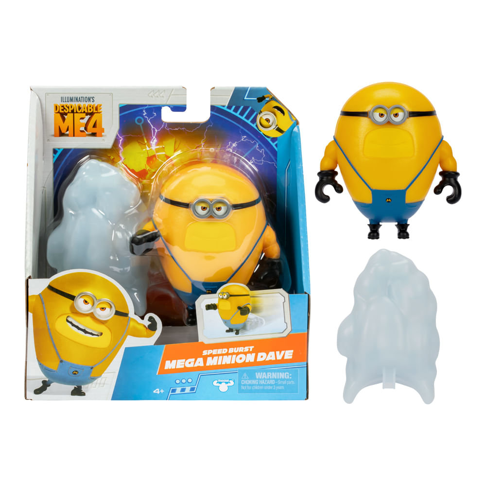 Boneco Colecionável 10cm Meu Malvado Favorito 4 - Mega Minion Dave - Imagem 2