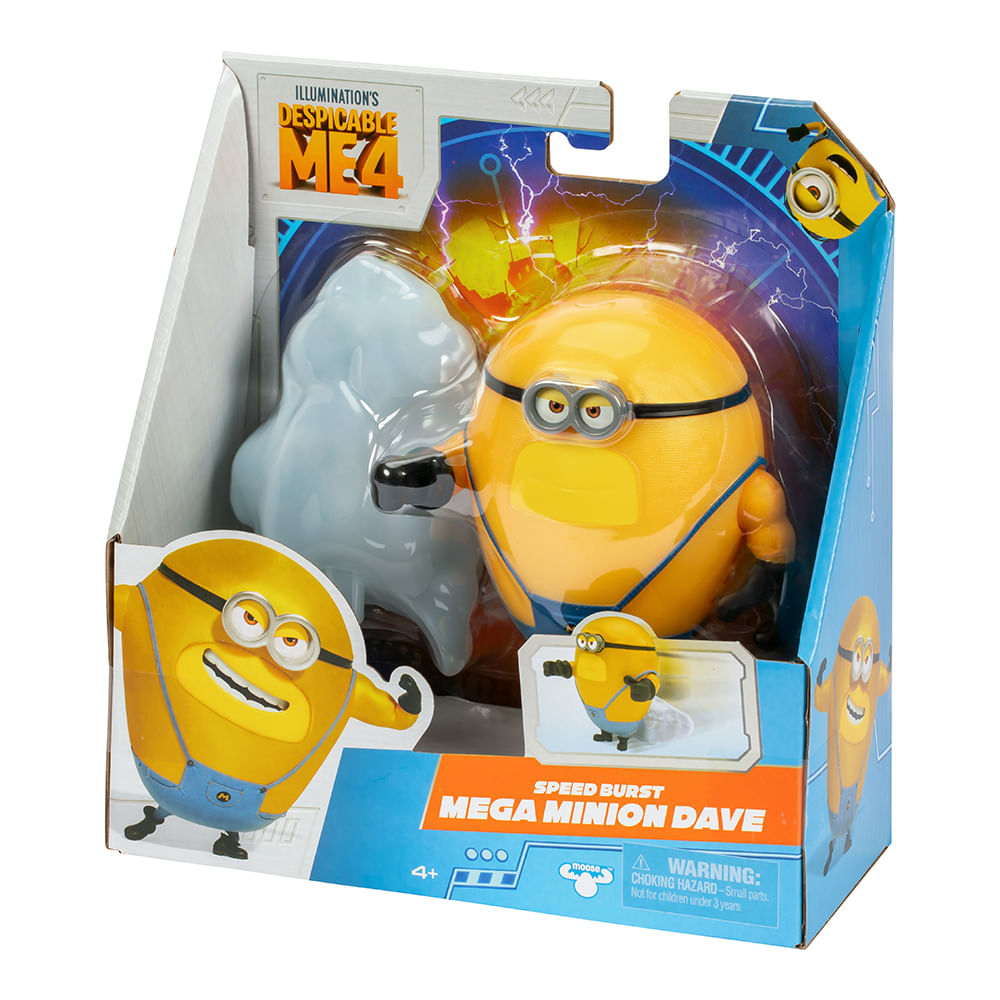 Boneco Colecionável 10cm Meu Malvado Favorito 4 - Mega Minion Dave - Imagem 4