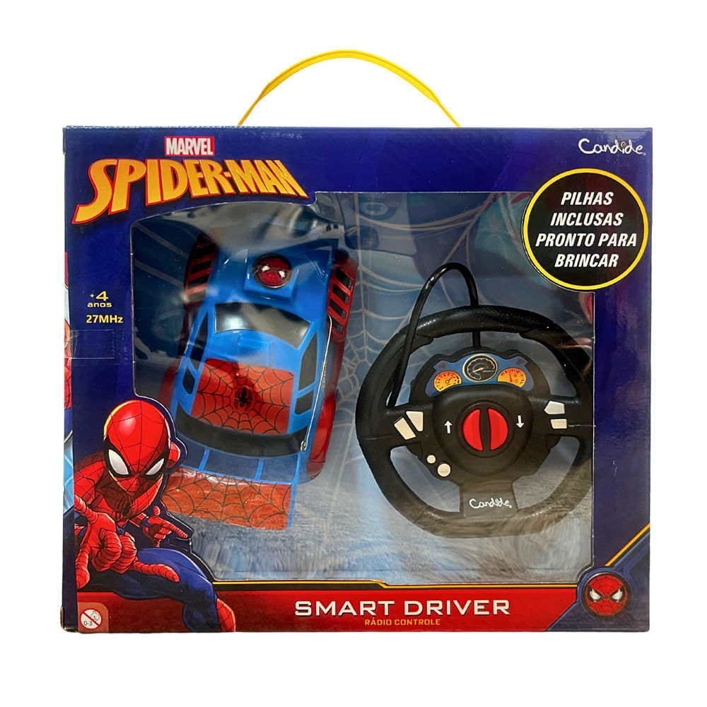 Carrinho de Controle Remoto Homem Aranha Smart Driver - Imagem 3