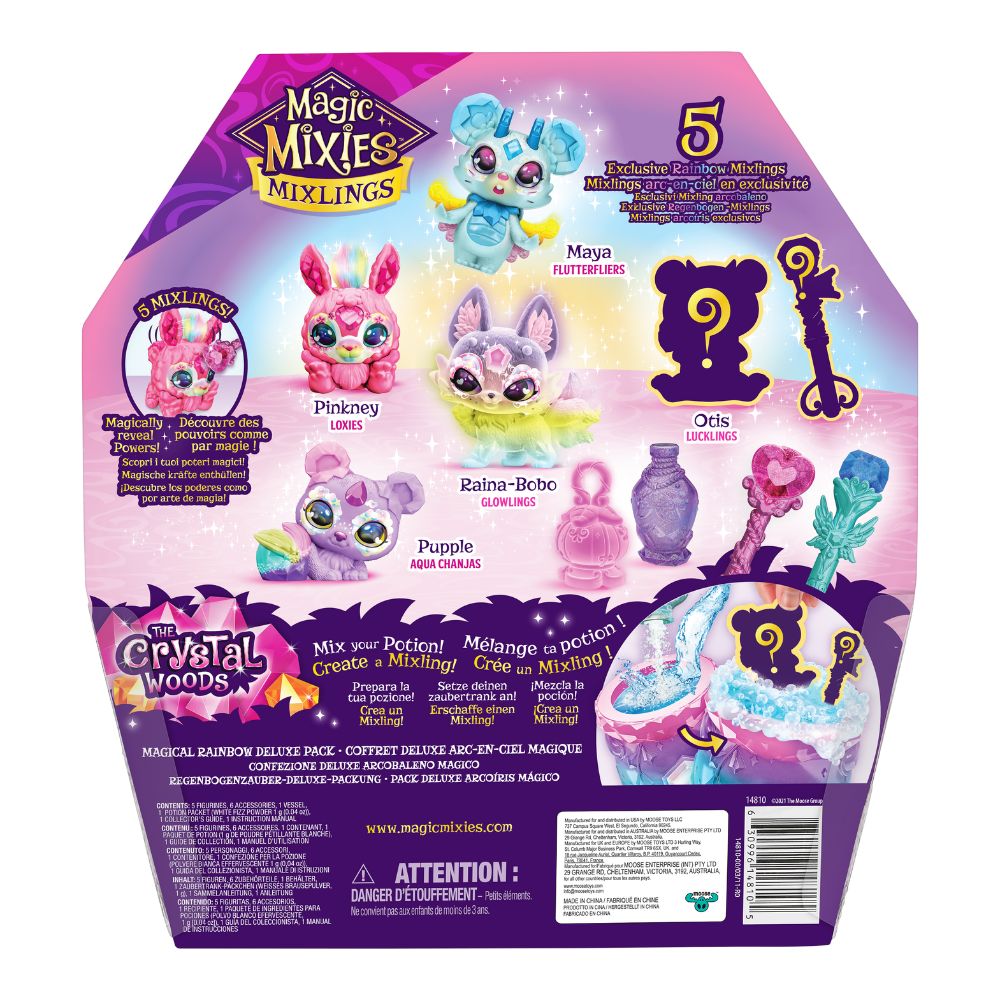 Magic Mixies Caldeirão Surpresa Mixlings 5 Pack Crystal Woods - Imagem 5