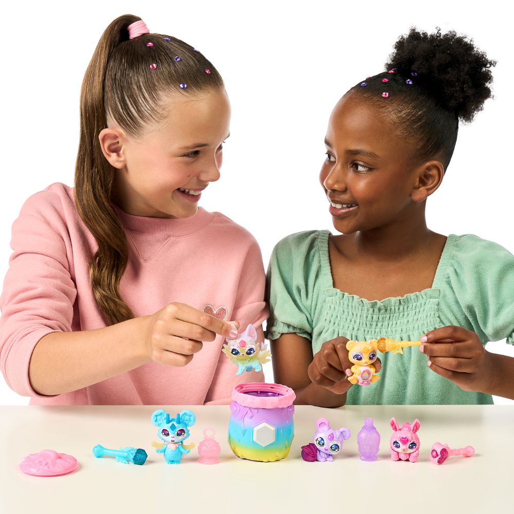 Magic Mixies Caldeirão Surpresa Mixlings 5 Pack Crystal Woods - Imagem 6