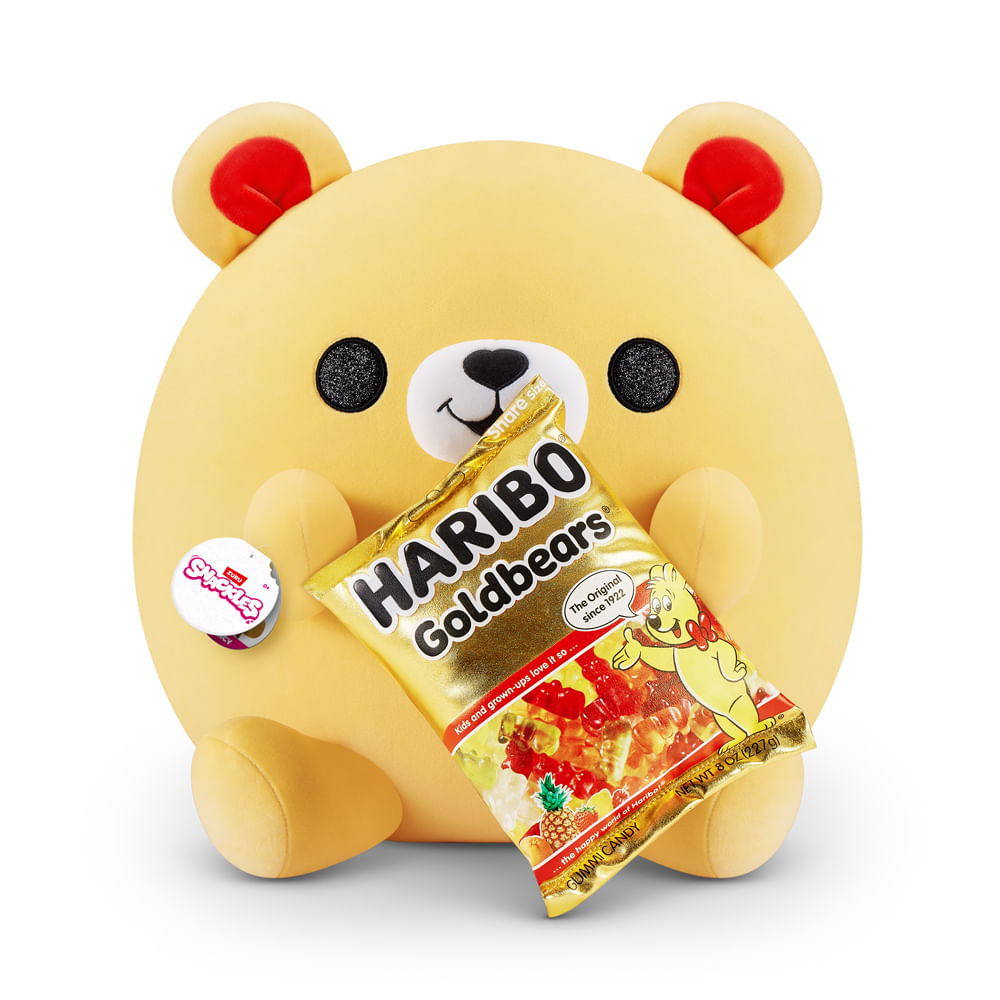 Pelúcia Snackles 35cm - Urso Nigel com Haribo