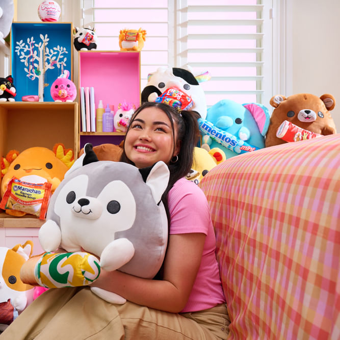 Pelúcia Snackles 35cm - Husky Nancy com Subway - Imagem 3