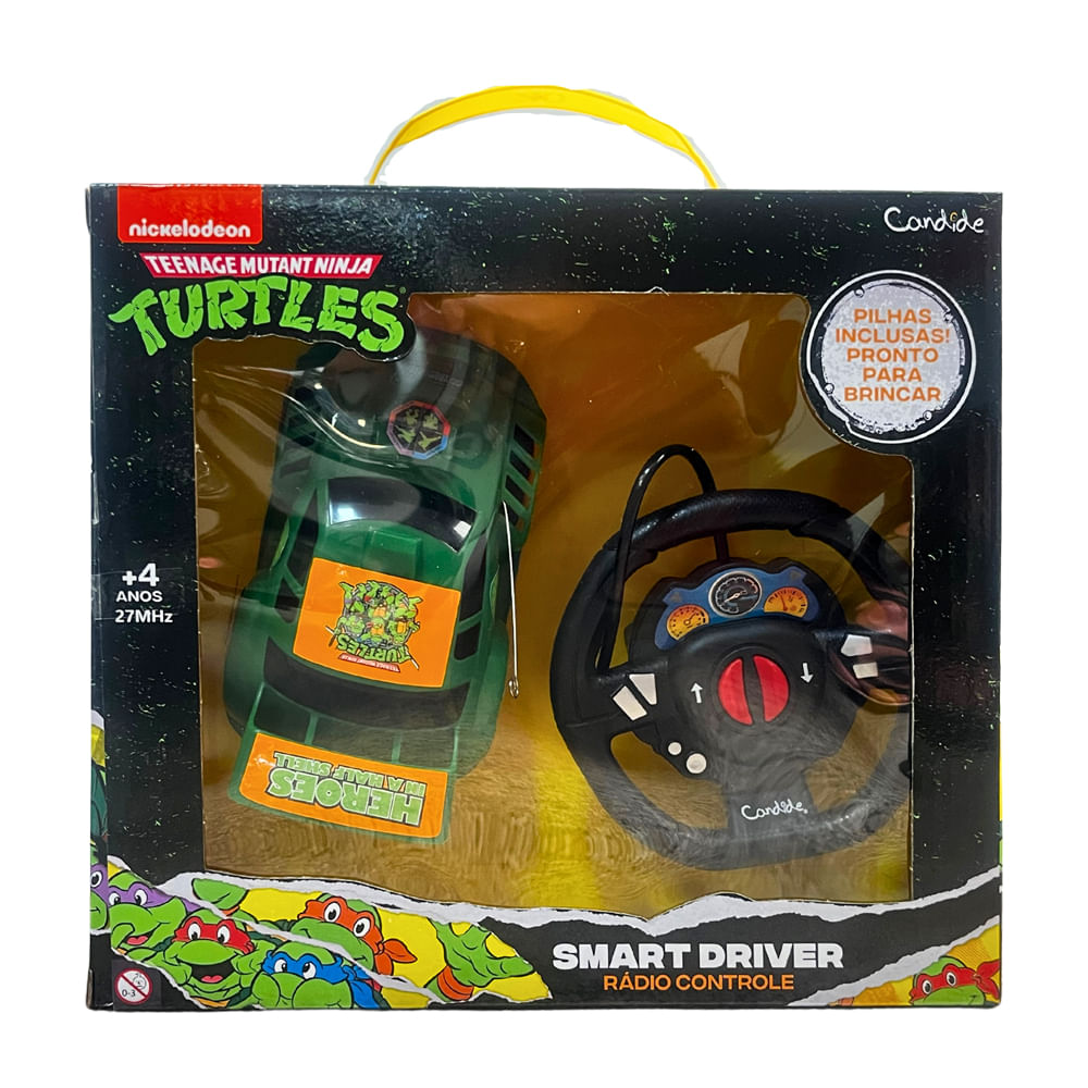 Carrinho de Controle Remoto Tartarugas Ninja Smart Driver - Imagem 4