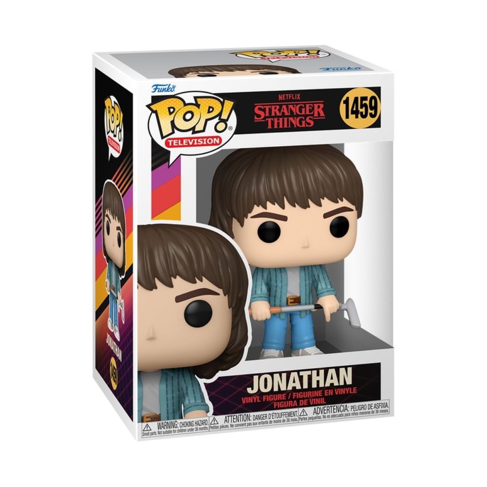 Boneco Funko Pop! Stranger Things - Jonathan com Taco de Golfe - Imagem 3