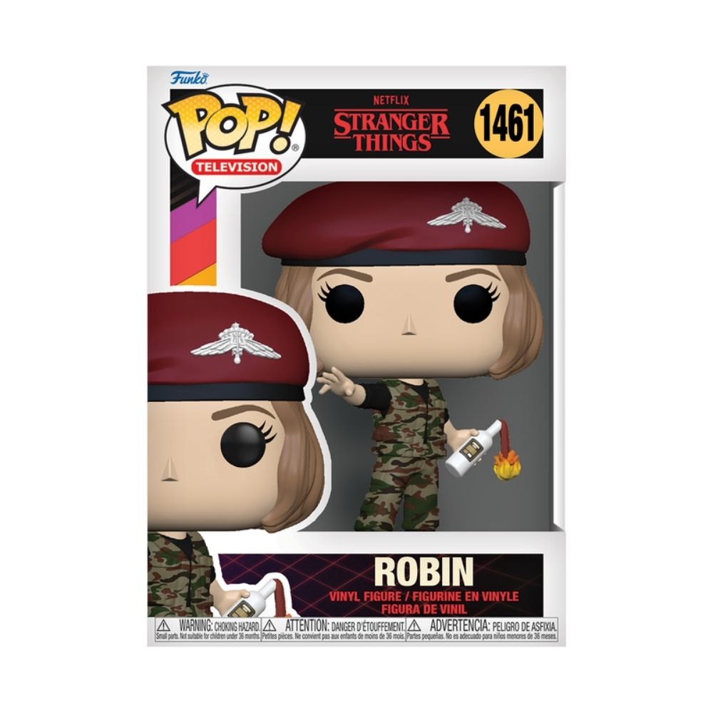 Boneco Funko Pop! Stranger Things - Hunter Robin com Bomba - Imagem 2