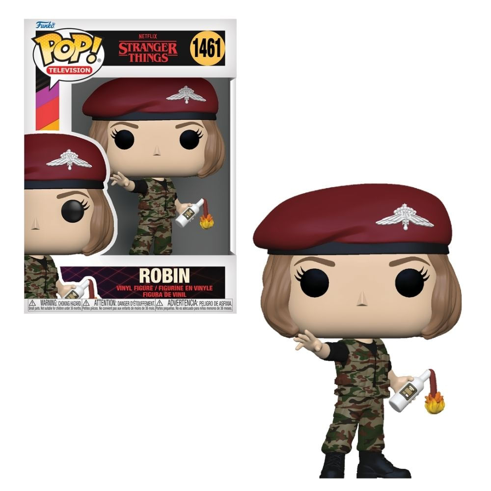 Boneco Funko Pop! Stranger Things - Hunter Robin com Bomba