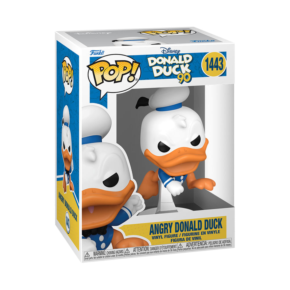 Boneco Funko Pop! Disney Pato Donald 90 anos - Irritado - Imagem 2