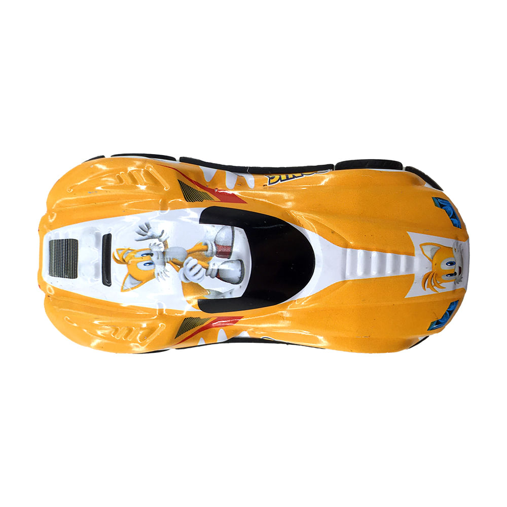 Mini Carrinhos Sonic Pull Back - Tails - Imagem 5