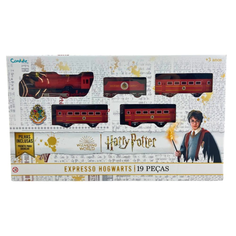 Ferrovia Mágica Harry Potter Expresso Hogwarts - 19 Peças - Imagem 2