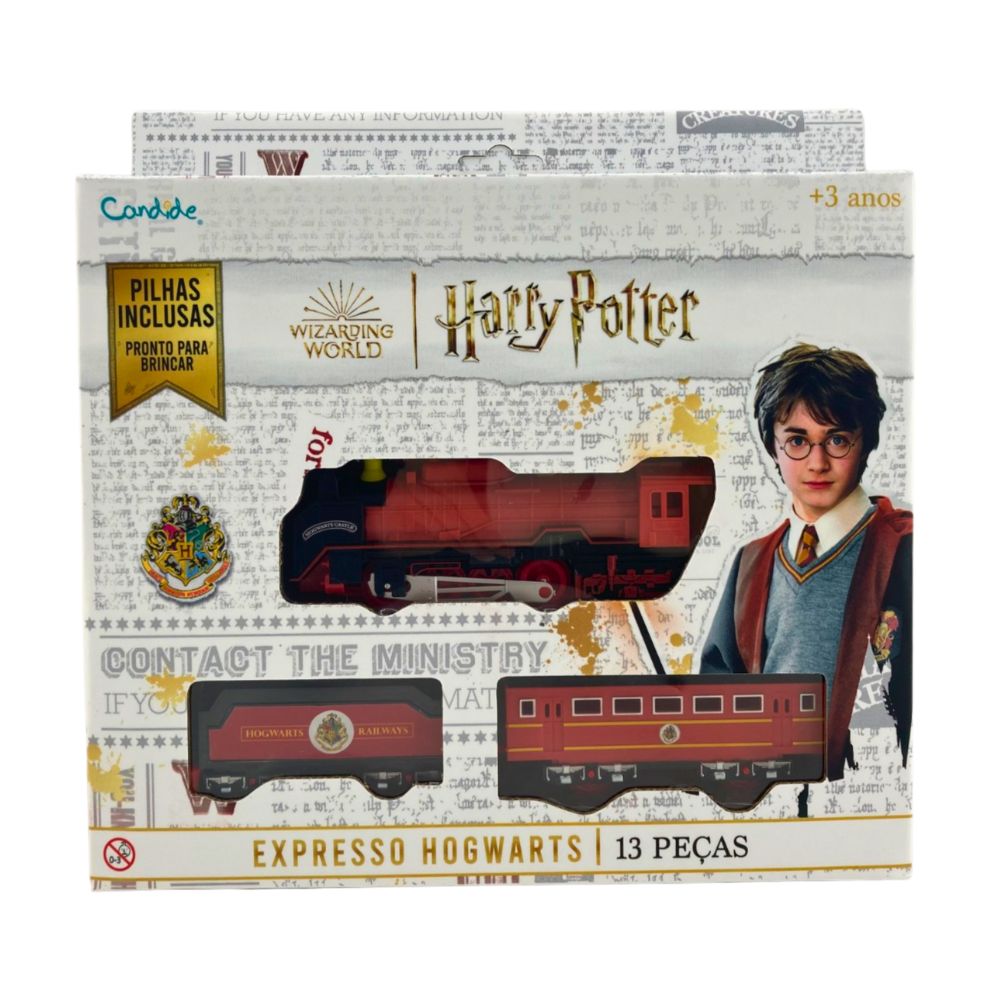 Ferrovia Mágica Harry Potter Expresso Hogwarts - 13 Peças - Imagem 4