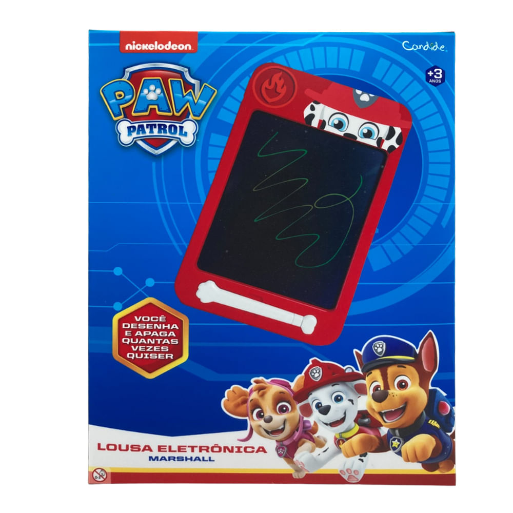 Lousa Mágica Infantil Eletrônica Patrulha Canina - Marshall - Imagem 3
