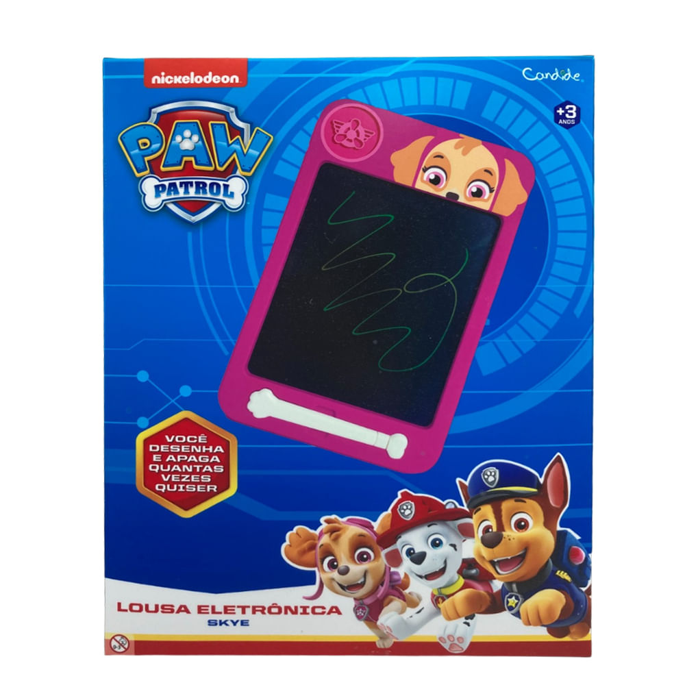 Lousa Mágica Infantil Eletrônica Patrulha Canina - Skye - Imagem 2