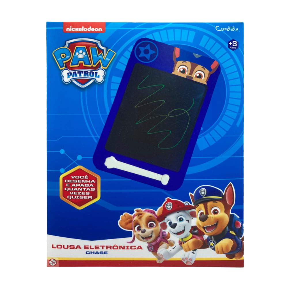 Lousa Mágica Infantil Eletrônica Patrulha Canina - Chase - Imagem 3