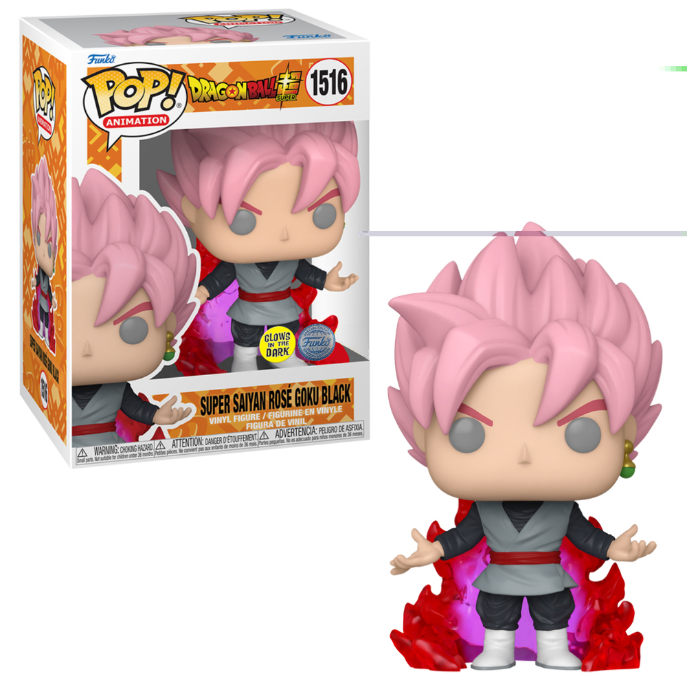 Boneco Funko Pop! Dragon Ball Super - Goku Black Super Saiyan Rosé
