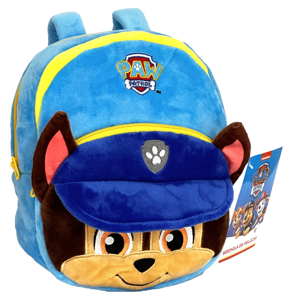Mochila Infantil de Pelúcia Patrulha Canina Chase - Imagem 4