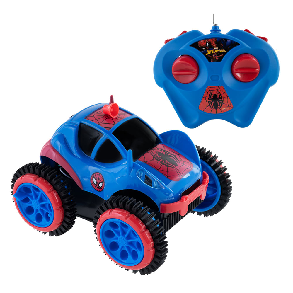 Carrinho de Controle Remoto Homem-Aranha Spider Flip