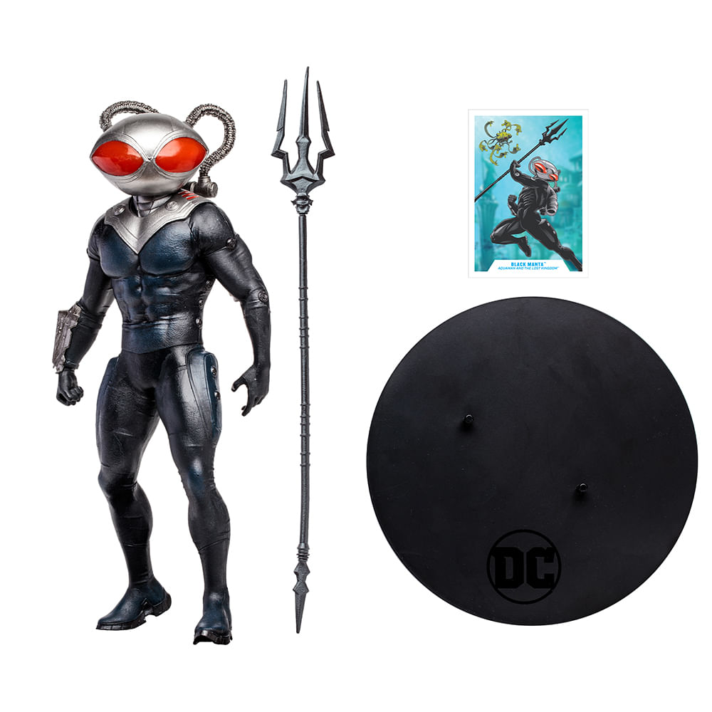 Estátua Action Figure McFarlane 12” Filme Aquaman 2 - Black Manta - Imagem 4