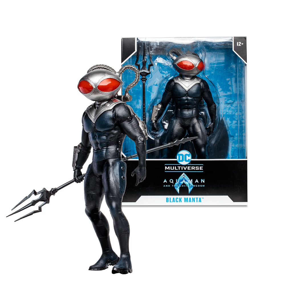 Estátua Action Figure McFarlane 12” Filme Aquaman 2 - Black Manta - Imagem 7