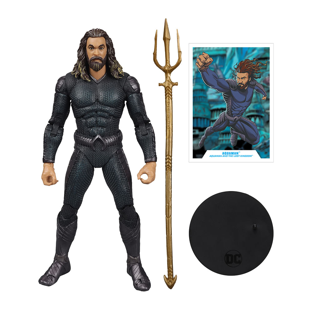 Boneco Action Figure McFarlane 7” Filme Aquaman 2 - Aquaman With Stealth Suit - Imagem 8