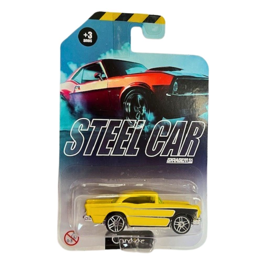Mini Carrinho Die Cast Garagem S.A. - Classico Amarelo - Imagem 2