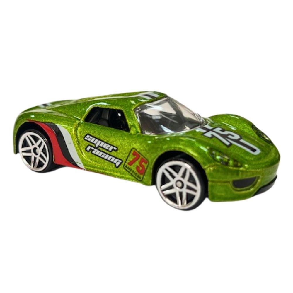 Mini Carrinho Die Cast Garagem S.A. - Corrida Verde