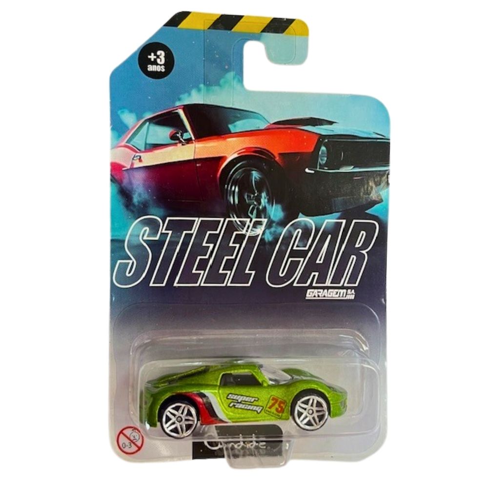 Mini Carrinho Die Cast Garagem S.A. - Corrida Verde - Imagem 4