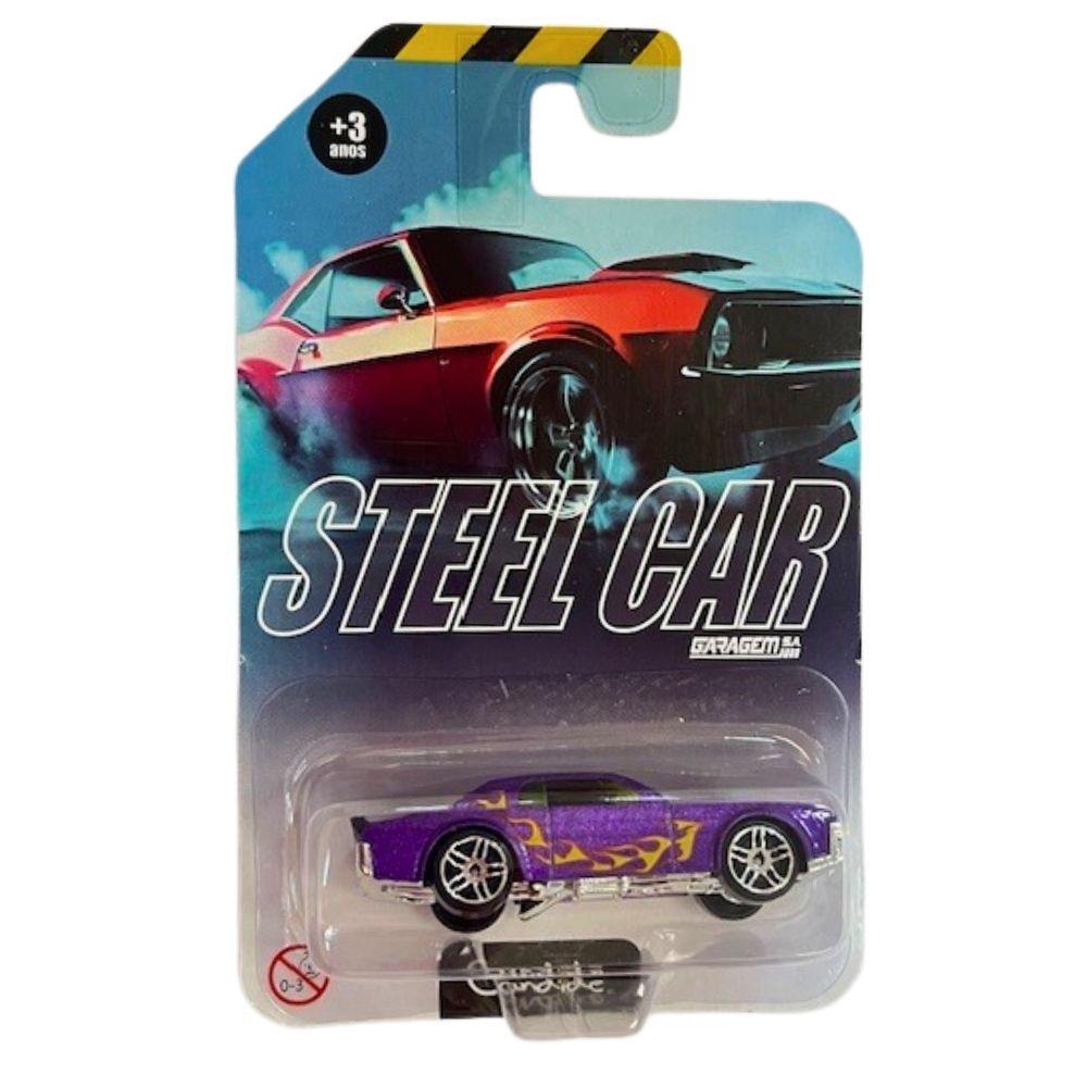 Mini Carrinho Die Cast Garagem S.A. - Classico Roxo - Imagem 3
