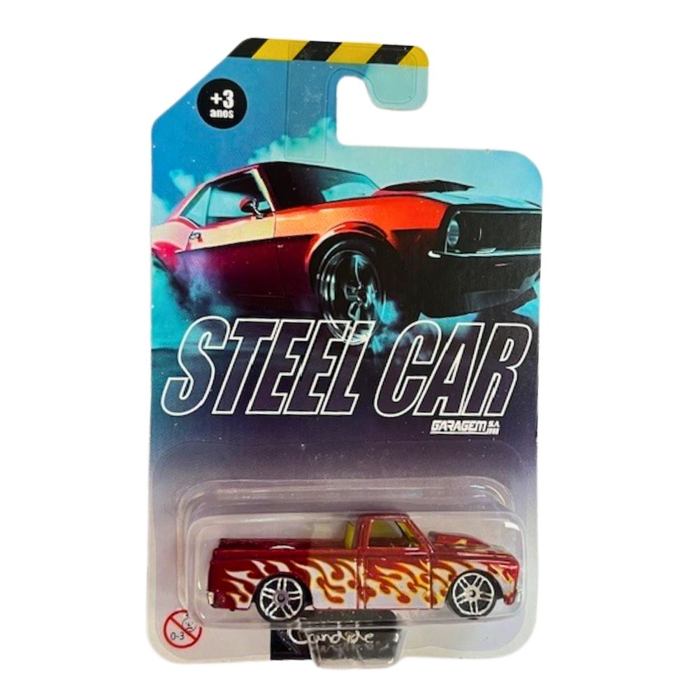 Mini Carrinho Die Cast Garagem S.A. - Caminhonete Vermelha - Imagem 4