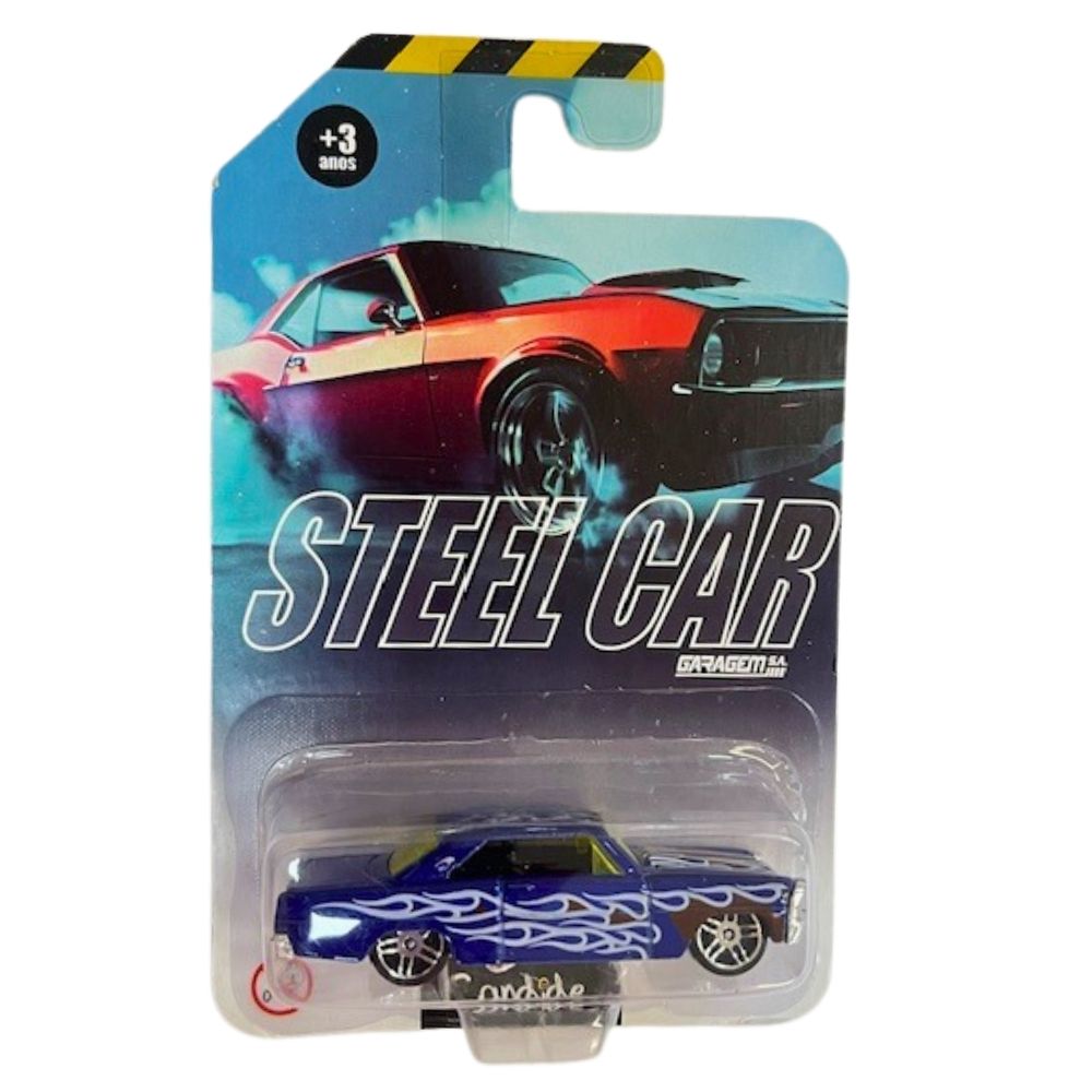 Mini Carrinho Die Cast Garagem S.A. - Classico Azul Marinho - Imagem 4