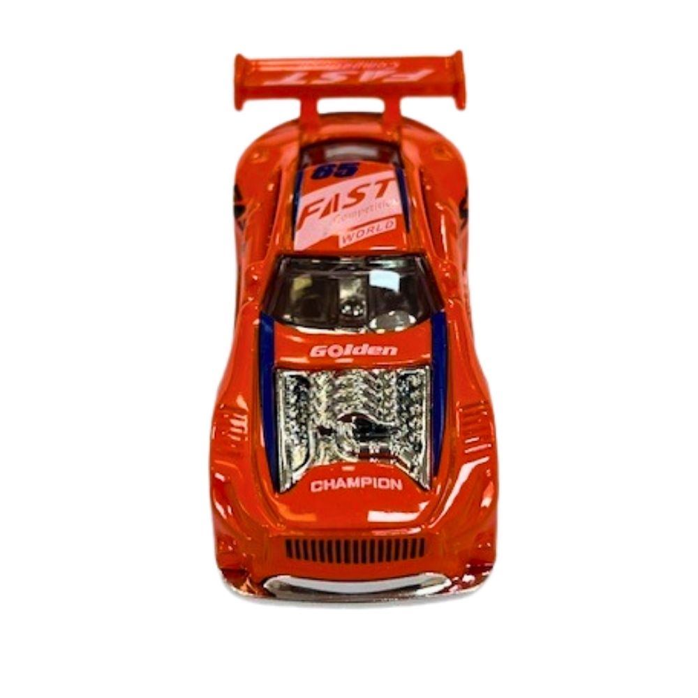 Mini Carrinho Die Cast Garagem S.A. - Corrida Laranja - Imagem 3