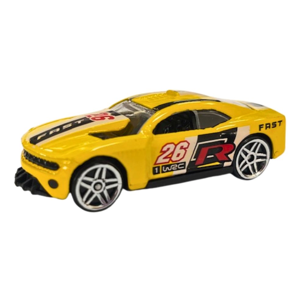 Mini Carrinho Die Cast Garagem S.A. - Corrida Amarelo - Imagem 2