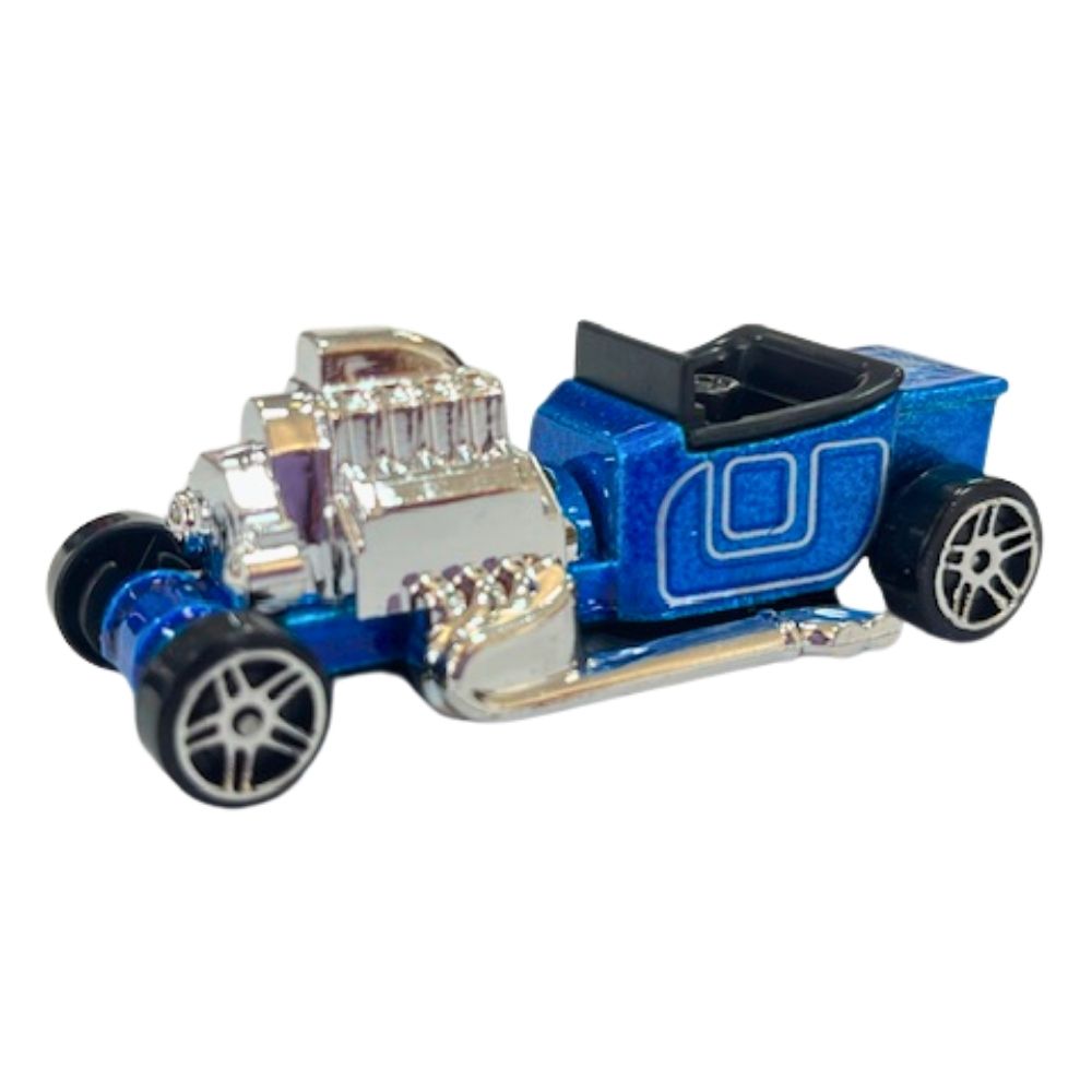Mini Carrinho Die Cast Garagem S.A. - Dragster Azul - Imagem 4